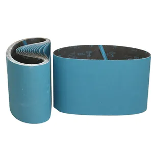 Migliore qualità di diverse dimensioni materiale Zirconia blu nastri abrasivi supporto in tessuto 40 #-240 # grane per lucidare vernice per legno e metallo