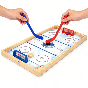 เกมกระดานฮอกกี้น้ำแข็งแบบกำหนดเอง OEM ขายส่ง เกมกระดานไม้สำหรับเล่นบนโต๊ะ โรงงานผลิตเกมกระดานกีฬาในร่มสำหรับเด็กและครอบครัว - Product Image 5