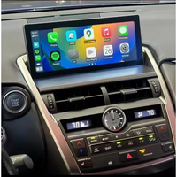 Autoradio avec écran tactile Linux de 10,25 pouces, navigation GPS intégrée, CarPlay sans fil et Android Auto pour Lexus NX 2014-2021