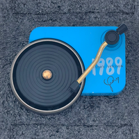 Rétro Gramophone tourne-disque solide voiture désodorisant évent Clip Y2K 2.0 décoration de voiture, modèles d'enregistrement personnalisables