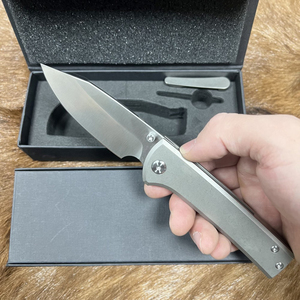 CNC chiến thuật cắm trại Dao Titan xử lý tự vệ săn bắn gấp lưỡi dao cao cấp M390 EDC Túi dao khung khóa - Product Image 2