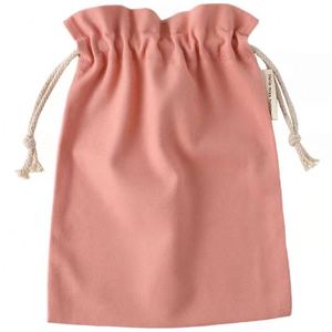 ถุงผ้าฝ้ายพิมพ์ลาย ปากถุงแบบเชือกรูด ขนาดใหญ่และเล็ก ถุงเก็บของกันฝุ่น สไตล์ญี่ปุ่นและเกาหลี ผ้าแคนวาส กระเป๋าแบบมัด  สีพื้น  รับสั่งทำ - Product Image 6