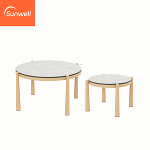 Ensemble <span class=keywords><strong>de</strong></span> canapés <span class=keywords><strong>de</strong></span> <span class=keywords><strong>jardin</strong></span> en <span class=keywords><strong>aluminium</strong></span> pour l'extérieur, avec finition imitation <span class=keywords><strong>bois</strong></span> et cordage tressé souple, idéal pour terrasse et hôtel - Product Image 5