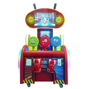Plateau de jeu de boxe électronique en métal pour un joueur d'intérieur Machine à poinçonner et à marteaux à pièces pour 6 ans et plus à vendre - Product Image 1