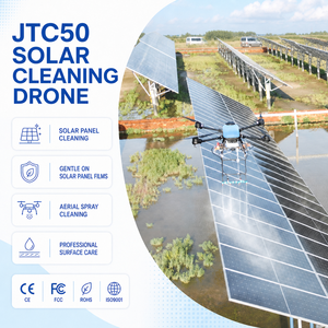 Drone de nettoyage de panneaux solaires, UAV industriel de lavage photovoltaïque, équipement de maintenance de modules solaires pour fermes photovoltaïques - Product Image 1
