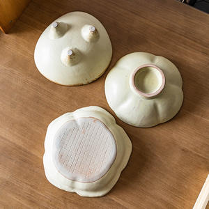 Handmade Vintage Grés Talheres Coleção Cerâmica Restaurante Salada Bowl e Dip Dish para Home Stay e Fruit <span class=keywords><strong>Plate</strong></span> - Product Image 4