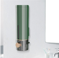 Distributeur de savon mural de style campagnard en plastique de haute qualité et support de rangement pour désinfectant pour les mains pour salle de bain