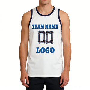 <span class=keywords><strong>Maillot</strong></span> <span class=keywords><strong>de</strong></span> basketball pour homme en mesh, athlétique, réversible, sans manches, pour équipes, fabricants, grandes tailles, personnalisable, séchage rapide, respirant, uniformes OEM - Product Image 3