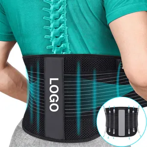 YOUJIE High Quality Breathable Weight Lifting Lower Waist Lumbar Support Corrector Back Straightening Support Belt