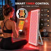 APTREDLIGHT Panneau de luminothérapie rouge 1500W pour usage domestique, soulagement de la douleur, récupération des athlètes et récupération corporelle, appareil LED