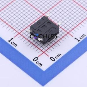 TC-06104F-050E Tactile Switch SMD-4P,6x6mm Switch Single Pole Single Throw Round Button 2.5N 6mm - Product Image 2