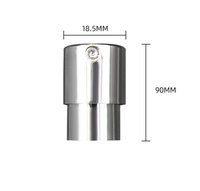 Flacon pulvérisateur de parfum cylindrique en verre dépoli, vide, rechargeable, atomiseur à fine brume, pompe dorée, sérigraphie, 5ml/10ml, pour application par immersion