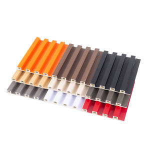 Paneles de Rejilla de Estilo Moderno y Fibra de Madera de 150 mm, Diseño de Gran Muralla, Revestimiento de Pared para TV, Revestimiento de Techo, Paneles Ondulados Ecológicos - Product Image 5