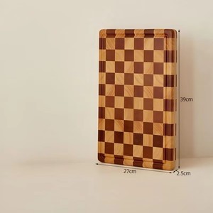 Tagliere in Legno a Doppia Faccia ad Alta Densità, Vendita all'Ingrosso, in Ebano, Sapele e Legno di Gomma, a Scacchiera per Cucina - Product Image 5