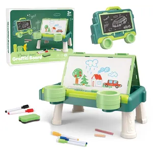 Educational Toys Writing Drawing Doodle Board Drawing Pad Dry Erase White Board Chalkboard Toys For Kids