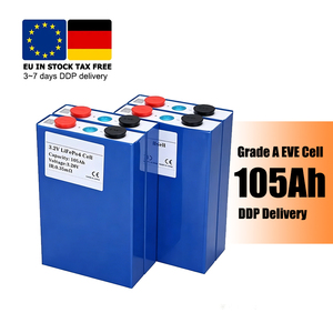 Celdas prismáticas LiFePO4 de 3.2V 105Ah EV E LF105, grado A, para paquetes de baterías de almacenamiento de energía, en stock en la UE, listas para enviar. - Product Image 1