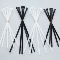 Attache de câble détachable en nylon 66 robuste 8*100mm 250mm 350mm 450mm 500mm Attaches de câble détachables réutilisables multi-tailles personnalisables
