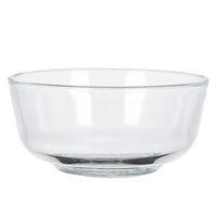Modern Design Polished Thickened Glass Lightweight Large Bowl Heat-Resistant Disposable Tableware Fruit Salad Soup Instant