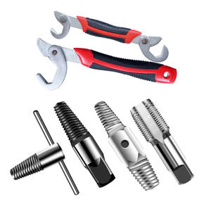 Ensemble d'extracteurs de vis pour retirer les fils cassés, les vis, les tuyaux d'eau, les filetages inversés, les robinets à angle décapés - Extracteur de robinet - Product Image 2