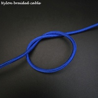 Kabel pengisi daya dua sisi USB ke 8 pin, campuran Zinc tenun warna kustom siku 90 derajat