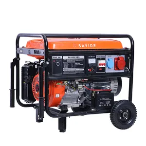 Taiyu 230V 6.5kw 8kw Gasoline Generator House hold manual / remote/electric operation gasoline generator