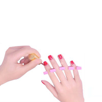 Approvisionnement d'usine 200 pièces/sac Écarteurs de doigts et orteils souples en éponge pour salon de manucure, outils de beauté pour gel UV et polissage