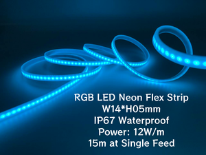 Bande LED néon 24V RGB IP67 étanche avec connexion USB pour <span class=keywords><strong>piscine</strong></span> extérieure, bar, bâtiment, pont, projet minier souterrain - Product Image 3