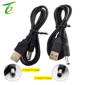 डीसी 5V 5.5*2.1mm 5.5*2.5mm जैक पावर केबल टाइप करने के लिए एक यूएसबी पुरुष पोर्ट कनेक्टर के लिए छोटे इलेक्ट्रॉनिक्स उपकरणों USB विस्तार केबल