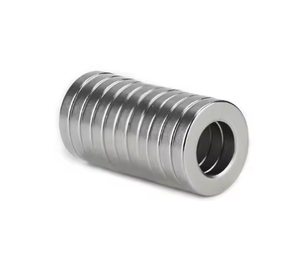 Imán de neodimio magnetizado diametralmente radial personalizado N35 N52 grado toroidal grande para uso industrial NDfeb - Product Image 5