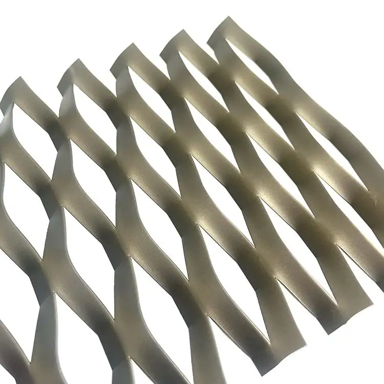 Duvar kaplaması için yüksek kaliteli alüminyum mimari genişletilmiş Metal tel örgü