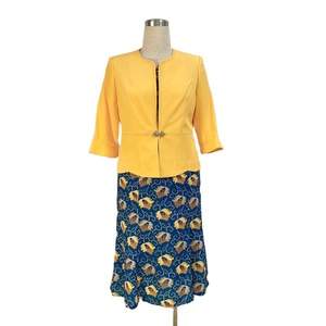 # 4036 Vestidos Florales Africanos para Mujer, Conjuntos de Dos Piezas - Product Image 3