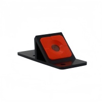 Prisma Angular Mini para Estación Total, Plástico Negro y Rojo, Diámetro 12.7mm, Prisma de Monitoreo