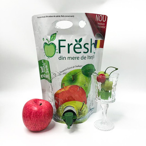 Bolsa de aluminio mate negra de 3L con cierre hermético, bolsa portátil con válvula para miel, vino, bebidas y vodka. - Product Image 5