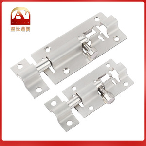 Stainless Steel Door <b>Window</b> Bolt 100mm Brushed Finish <b>Security</b> <b>Lock</b> For Cabinet And Home Use - Product Image 5