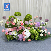 Guirlande de fleurs artificielles Delphinium - Arrangements floraux en soie écologiques superposés pour la remise des diplômes, Noël, Nouvel An