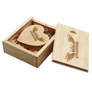 Wedding Party món quà lưu niệm biểu tượng tùy chỉnh 8GB 16GB 32GB bằng gỗ tình yêu hình trái tim <span class=keywords><strong>USB</strong></span> Flash Memory <span class=keywords><strong>Disk</strong></span> trên Key Memory Stick ổ đĩa - Product Image 5