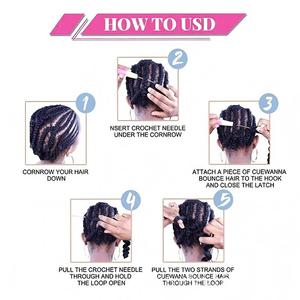 <span class=keywords><strong>Tresses</strong></span> africaines naturelles à trois brins, <span class=keywords><strong>tresses</strong></span> boîte concubine torsadées, cheveux au crochet de 30 pouces, modèle en fil haute température, Three-Phair Fly - Product Image 6