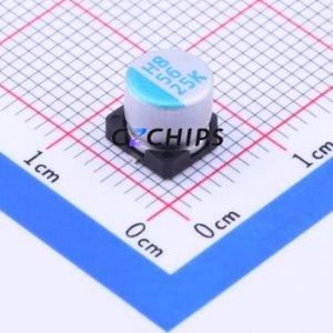 ตัวเก็บประจุแบบแข็ง OVK560M1ETR-0606 ชนิด SMD, ขนาด D6.3xL5.9 มม. ( ความจุ: 56uF ) ( ความแม่นยำ: 20% แรงดันไฟฟ้า: 25V ) - Product Image 1