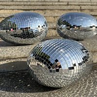Œufs de Pâques en mousse disco en verre décoratifs à suspendre, cadeaux de Noël et de la Saint-Valentin, mignons et bon marché, en gros