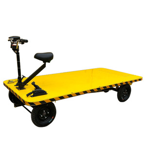 Carretilla Eléctrica Industrial de Cuatro Ruedas para Almacenes, Plataforma de Carga Pesada con Construcción de Acero, Motor de 800W, Personalizable OEM - Product Image 4
