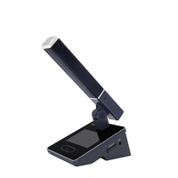 Système de conférence numérique sans fil Thinuna WG-2400C II 2.4G, unité de président avec écran tactile de 3,5 pouces et microphone Hi-Fi à double diaphragme