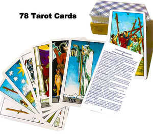 OEM Custom Rider Waite Tarotkaarten Fabrikant Klassiek Deck Volledig 78 Kaarten - Product Image 5