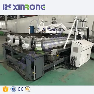 Hdpe Double Wall Corrugated Pipe Machine 2 Layers Corrugated Pipe Production Making Line