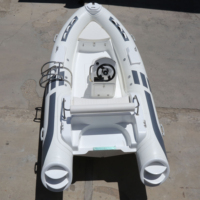 Bateau pneumatique à console centrale en fibre de verre CE 9 pieds Rib270