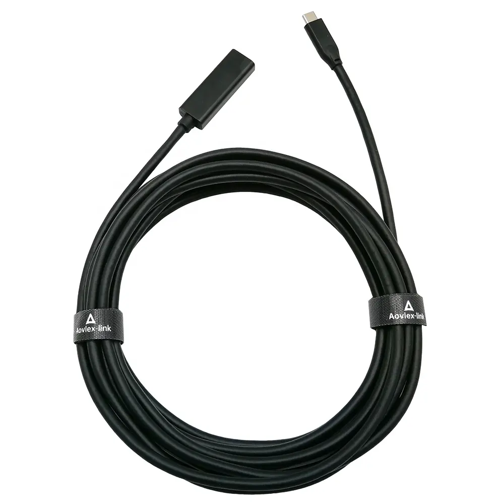 Cable USB tipo C de 5 metros, cable de extensión macho a hembra de 5Gbps para grabación en tiempo real de cámara