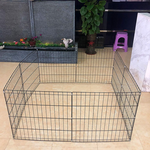 Corralito para mascotas, cercado clásico sólido para mascotas, animales pequeños, perro de Metal transpirable, botón para deportes al aire libre, cerca plegable para perros - Product Image 5