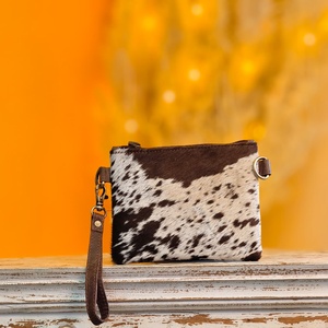 Sac à bandoulière bohème géométrique en cuir véritable fait main avec franges et pierres turquoise, le plus vendu - Product Image 1