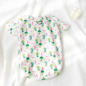 Chaleco de Pana con Estampado de Animales para Mascotas, Tema de Dinosaurios, Ropa de Verano para Perros Pequeños y Gatos - Product Image 2
