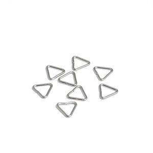 Hebilla Triangular de Acero Inoxidable de 20 mm, Chapada en Oro y Plata, para Bolsos, Accesorios de Joyería DIY - Product Image 2