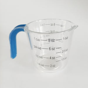 Taza medidora <span class=keywords><strong>de</strong></span> plástico para hornear, 250ml, impresión a escala personalizada para líquidos o sólidos - Product Image 2